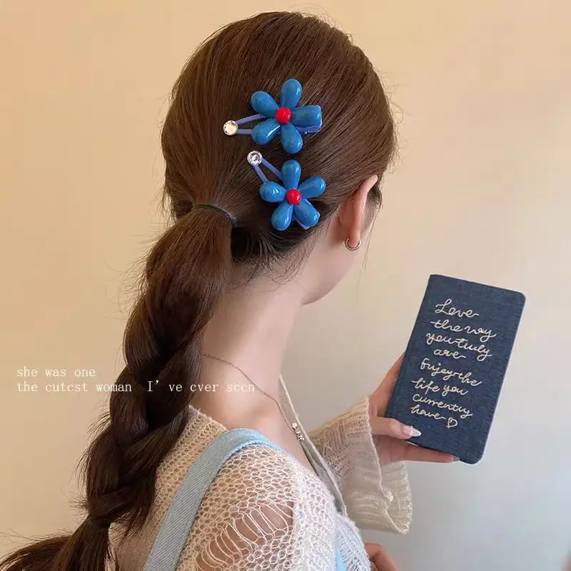 Новая-заколка-для-волос-с-синим-цветком-заколка-в-виде-утконоса-для-девочек-боковая-челка-отслаивающиеся-волосы-милые-очаровательные-аксессуары-для-волос