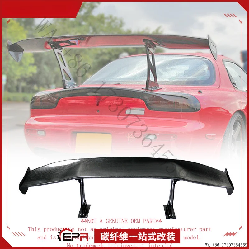 Suitable for Mazda FD3S modification parts RX7 carbon fiber GT rear spoiler high-profile aerodynamic wing