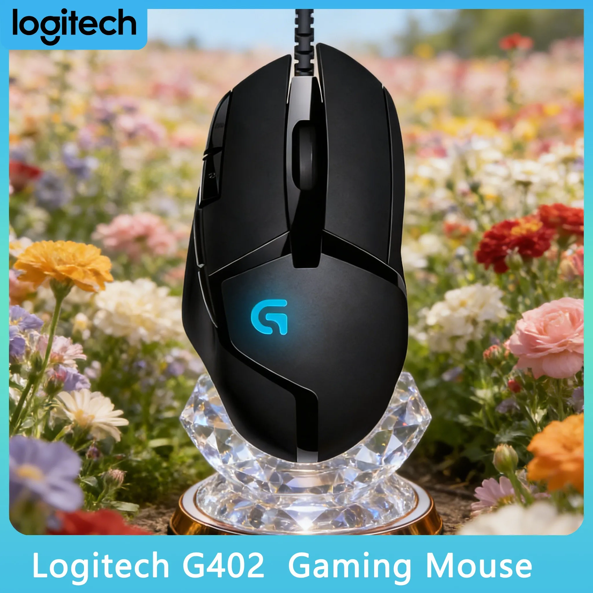Logitech G402 - Programmable Buttons for Lag-Free Custom Controls
