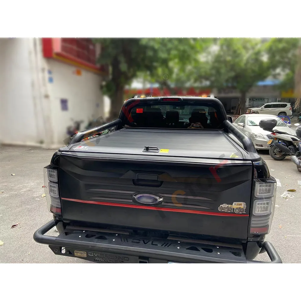 

Pickup Tonneau Cover Truck For Ford F150 Ranger XLT Wildtrak Trunk Electric Box Cover Roller Shutter Tail Box Cover Rear Bucket