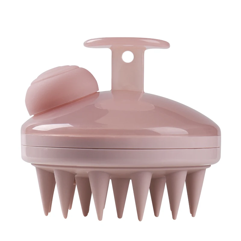 Cuidado do couro cabeludo Construído com Shampoo Oil Dispenser, Head Scrubber, Silicone Scalp Massager, Escova de óleo