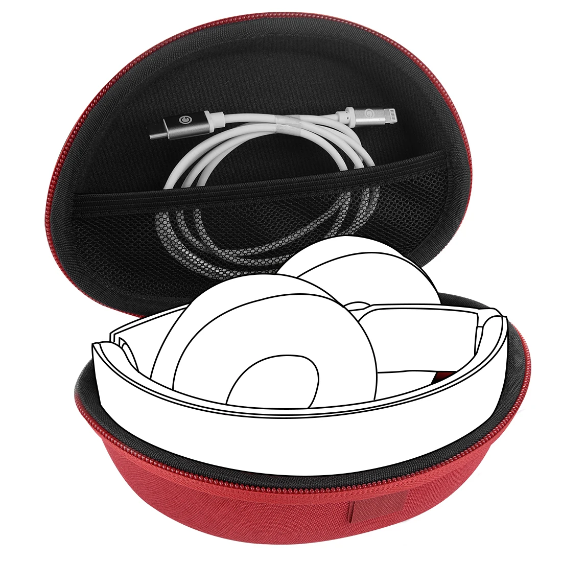 حافظة درع Geekria ، متوافقة مع سماعات Sennheiser Moments ، حافظة لوجيتك H900 ، H800 ، H600