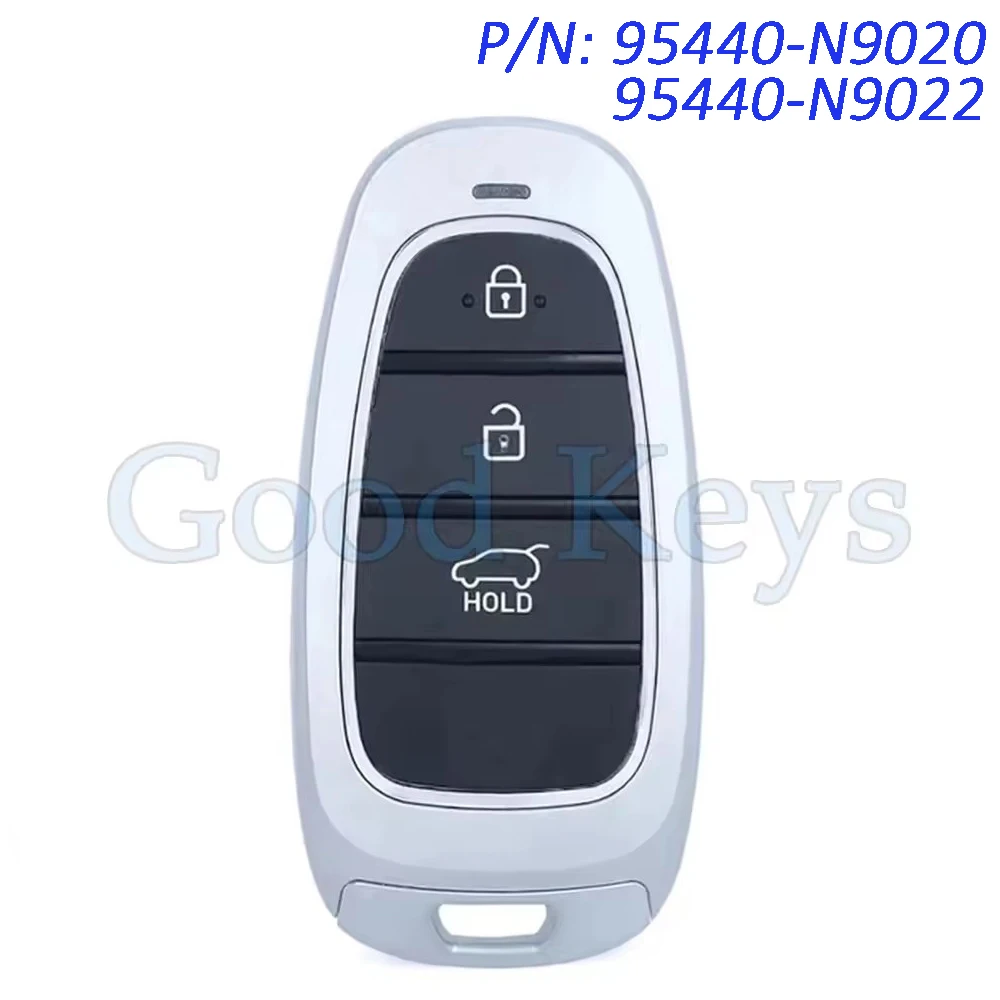 

KEYECU 95440-N9020 95440-N9022 for Hyundai Tucson 2021 2022 2023 2024 433MHz Smart Keyless Remote Key Fob FOB-4F25 3 Buttons