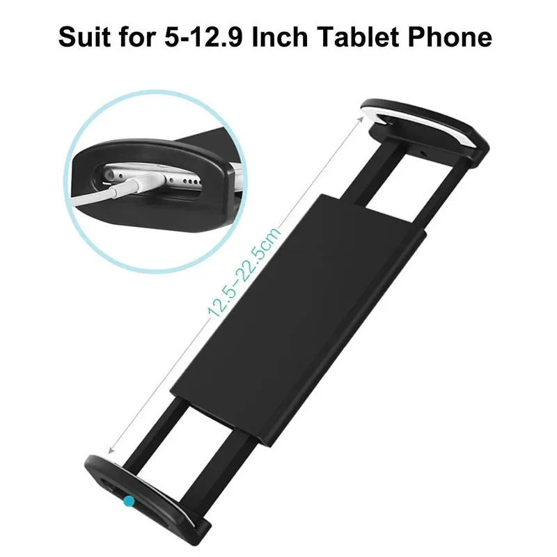 Imagem -03 - Braço Longo Ajustável Altura Piso Tablet Stand Titular Preguiçoso Suporte de Cama Iphone Samsung Ipad Pro 5129