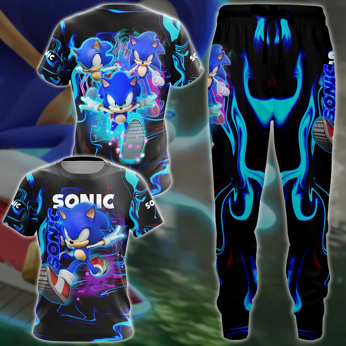 

2025 New Men's Movie Quick-drying T-shirt Trousers Released in The United States for The Third Season of Sports Comfort Suits