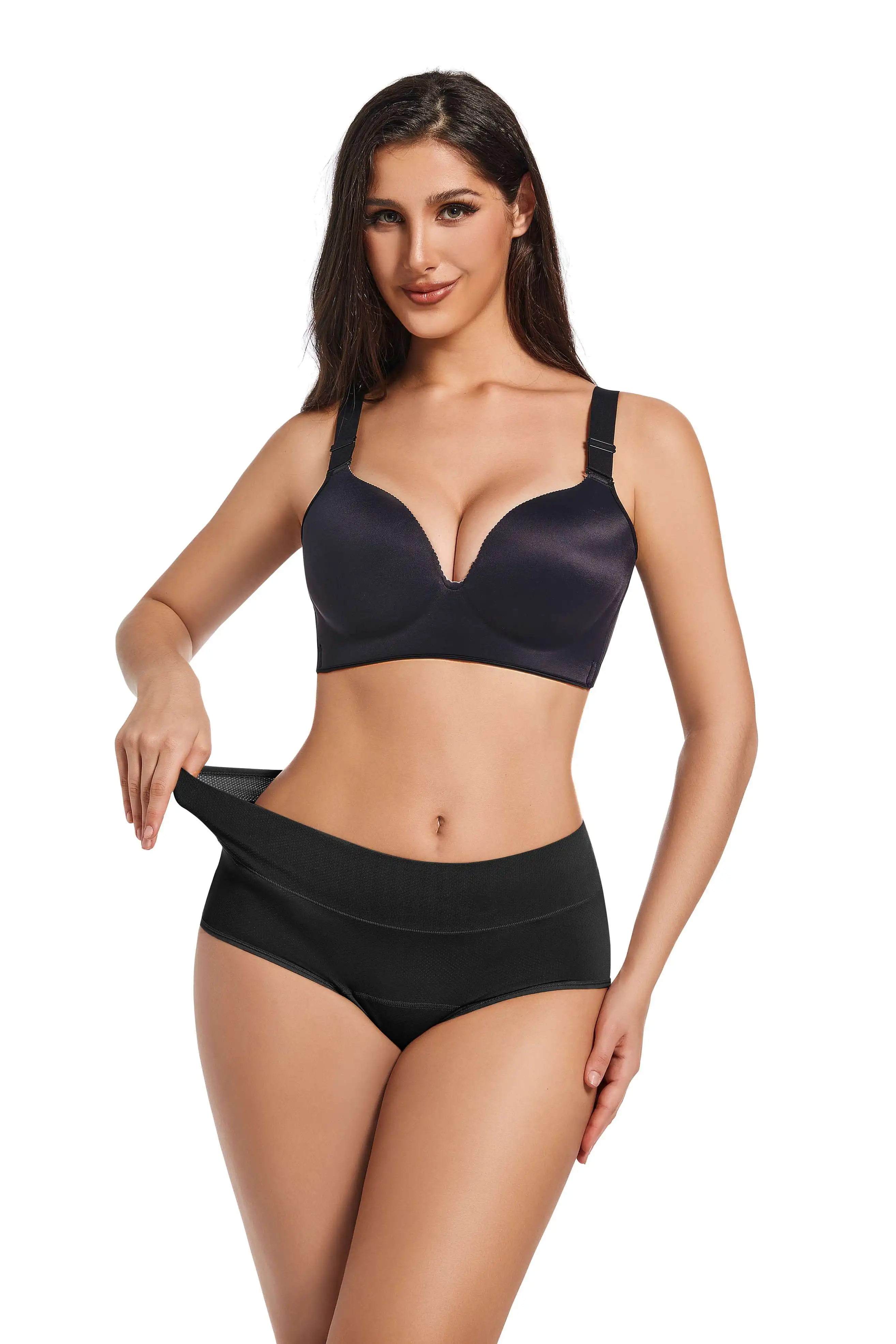 4-Layer سراويل الحيض امتصاص الأمومة الفسيولوجية تنفس ملخصات مقاوم للماء فترة تتجه اللون النساء الملابس الداخلية #5