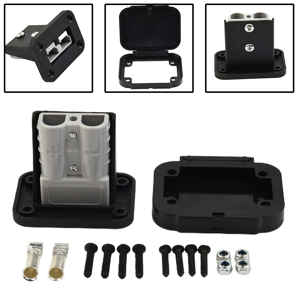 

Suitable For 50A Terminal Wire Connector Plugss Bracket Flush Mount Bracket Panel Cover For Caravan Bus Installation And Use