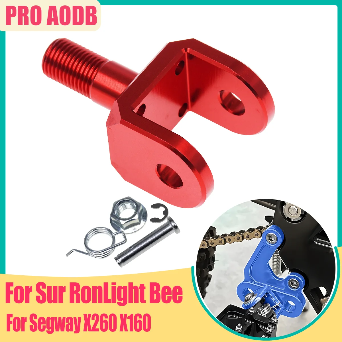 AliExpress PRO AODB For Sur-Ron SurRon Surron CNC motorcycle accessories Bike Footpegs Rest Foot Pegs Link Bracket Light Bee X Light Bee S Universal