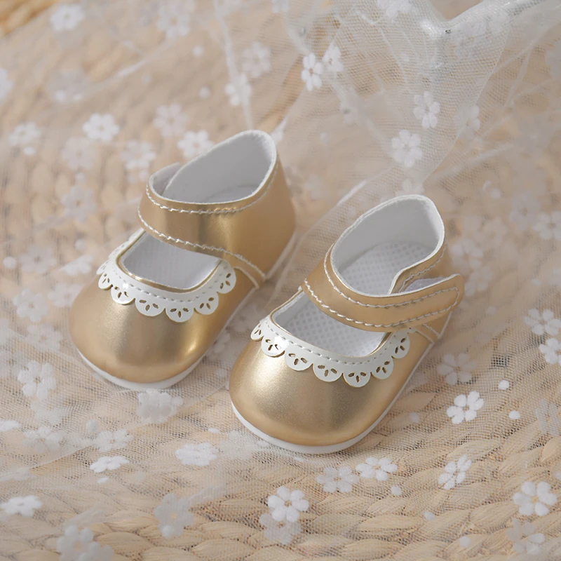 7.5-8cm Doll Shoes for 55cm Reborn Doll Reborn Baby Miniature Shoes 21inch Dolls Accessories Sneakers DIY Girl Toy Gifts