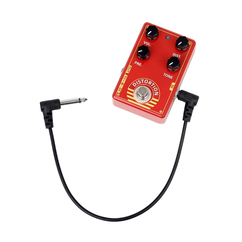 10Pcs Guitar Patches Cable Instruments Patches Durability Cord Connectors For Guitar Effects Pedals And Audios Equipment