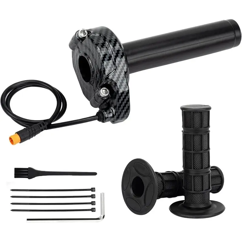 Ebike Full Twist Throttle 12V-72V For Macfox, 3 Pin Surron Style Throttle Grip …