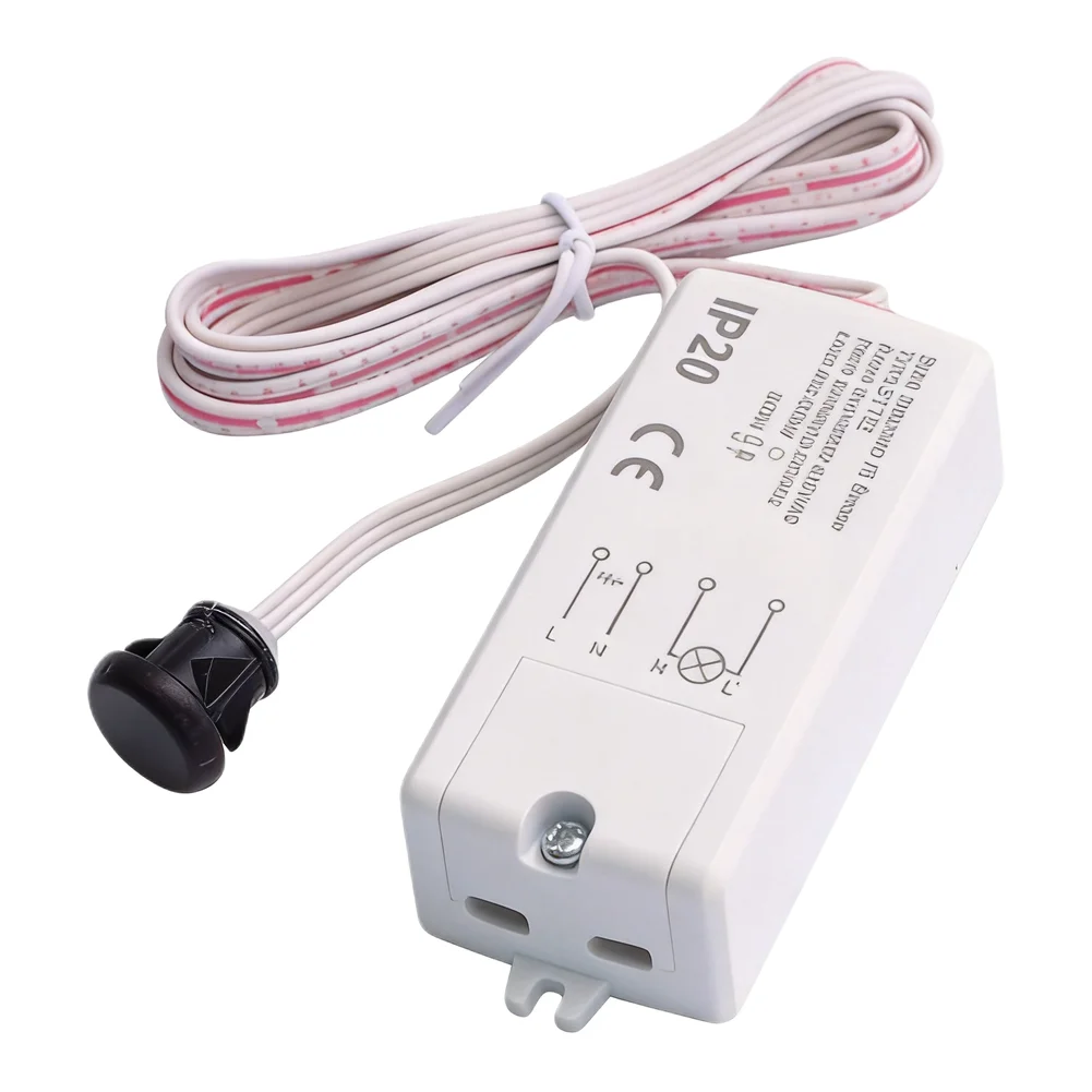 Infrared Sensor Switch for Cabinet Lighting with No Physical Contact Required 200W Energy Saving Lamp Compatible