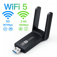 fenvi 1300Mbps USB 3.0 WiFi Dongle Dual Band 5G 2.4G USB Wireless Adapter Wifi 5 Network Wlan Card USB3.0 Receiver Win 7/8/10