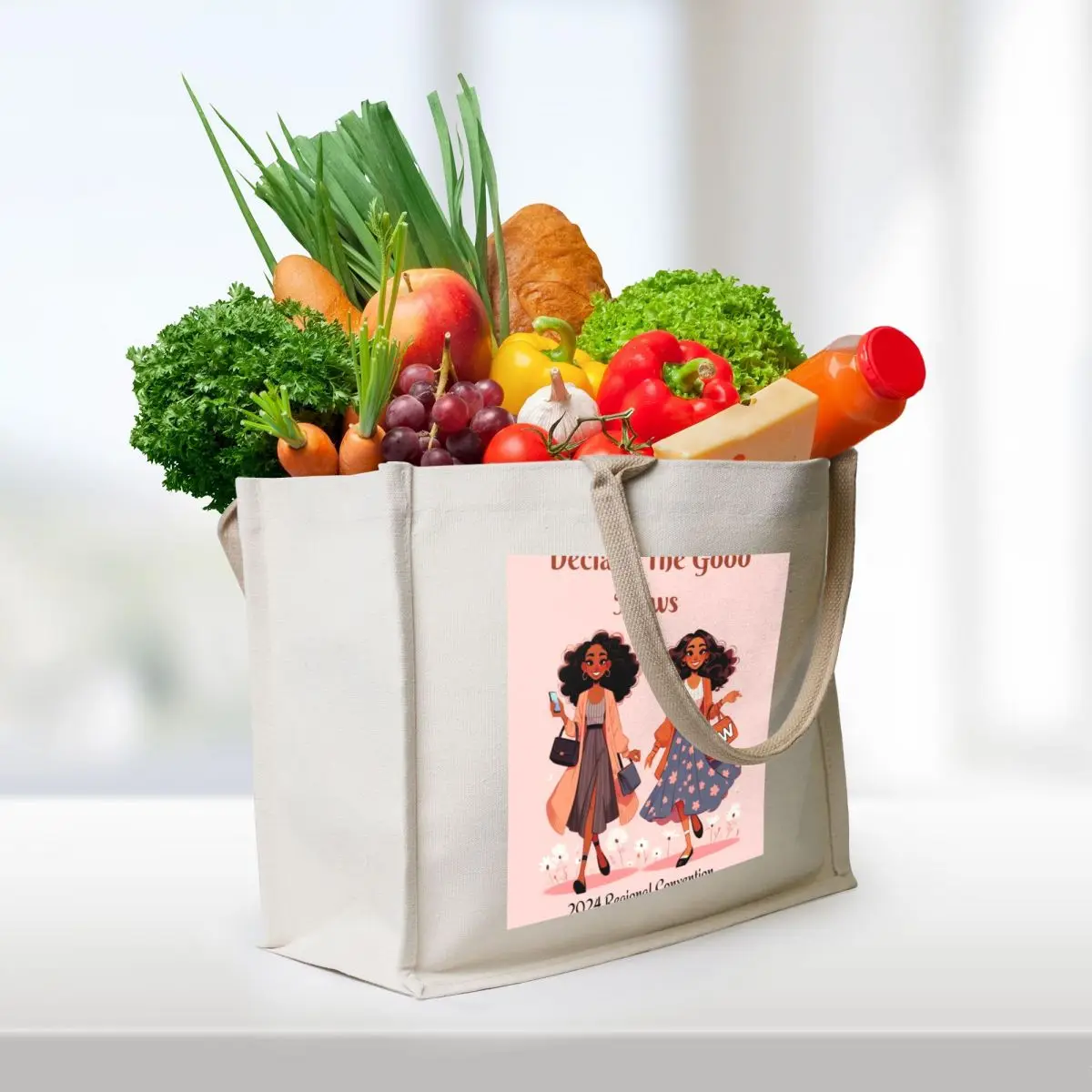 Declare the good news (sister preaching) Tote Bag ecological bags the tote bag Canvas bag for women