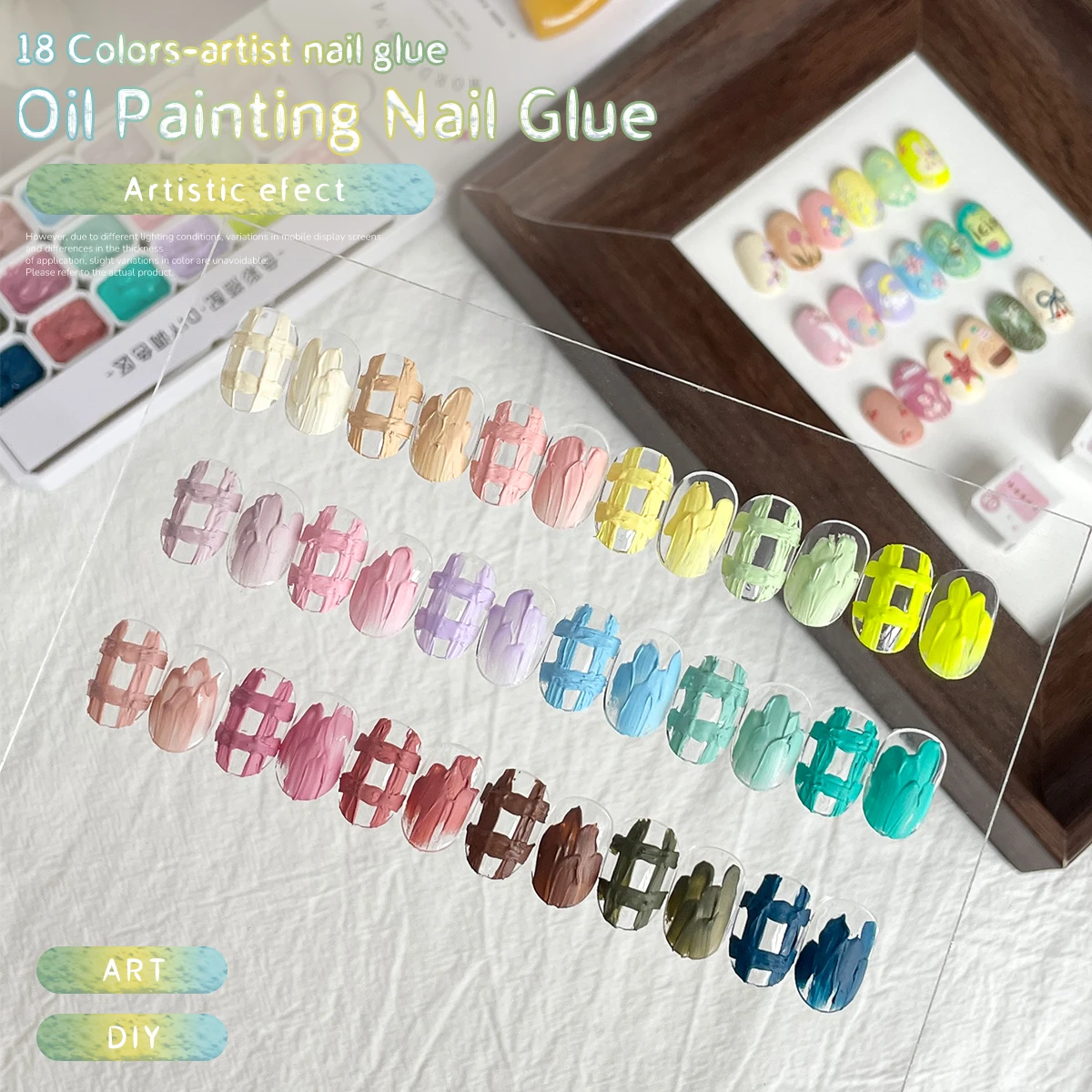 

Гель-лак для ногтей 18 цветов, эффект 3D, без топ-лака, текстурный гель-лак, УФ/LED лак для маникюра