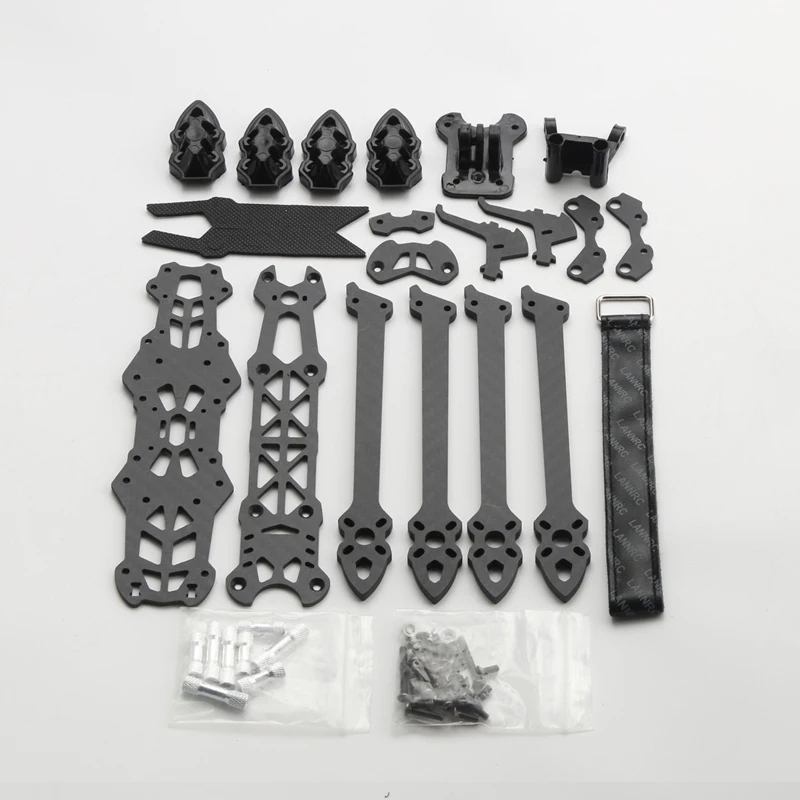 Mark4 7 cali 295 mm z ramieniem o grubości 5 mm Quadcopter 3K Rama z włókna węglowego do części modelu RC DIY Drone