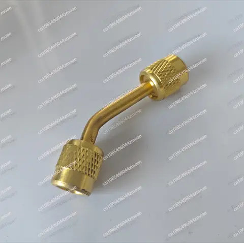 410A metric British adapter, elbow straight column air conditioner fluoride and liquid pipe connector all-copper filling adapter