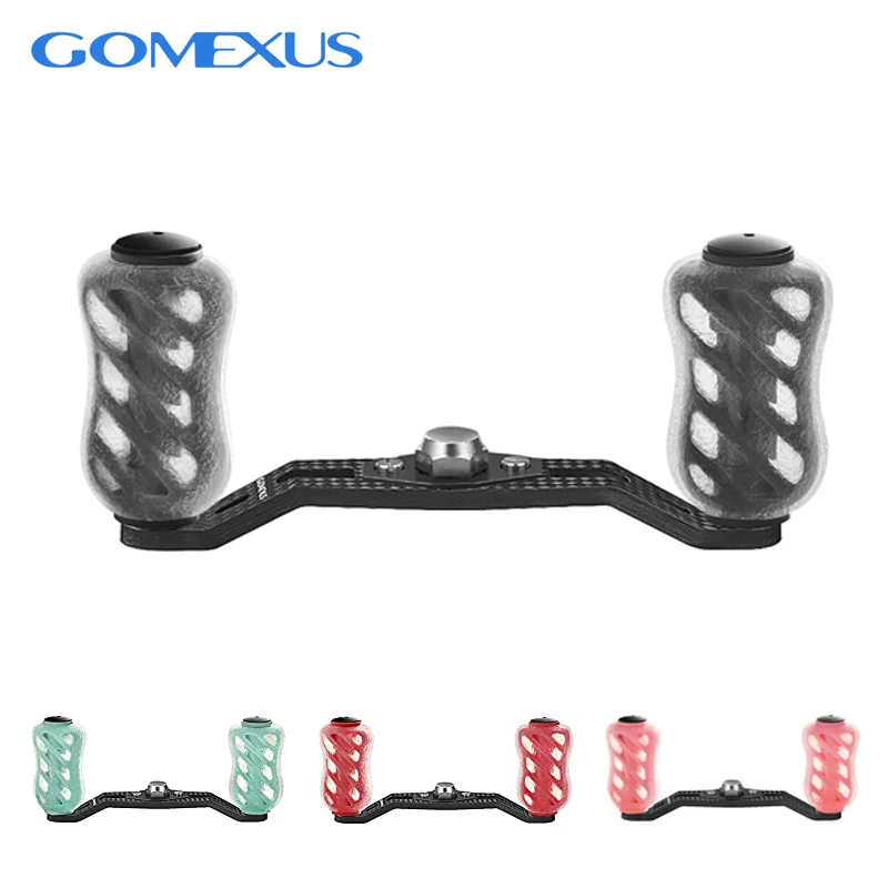 Gomexus Reel Handle Carbon 85mm Finesse For Shimano Bantam Metanium Daiwa Steez Abu Garcia Okuma Kastking Baitcasting DC-S20