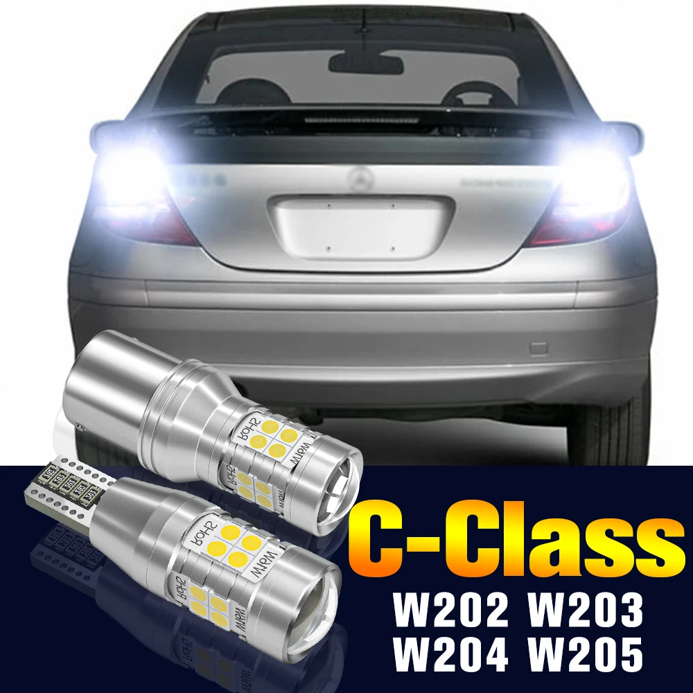 

2pcs LED Reverse Light Bulb Backup Lamp For Mercedes Benz C Class W202 W203 W204 W205 1993-2018 2014 2015 2016 2017 Accessories