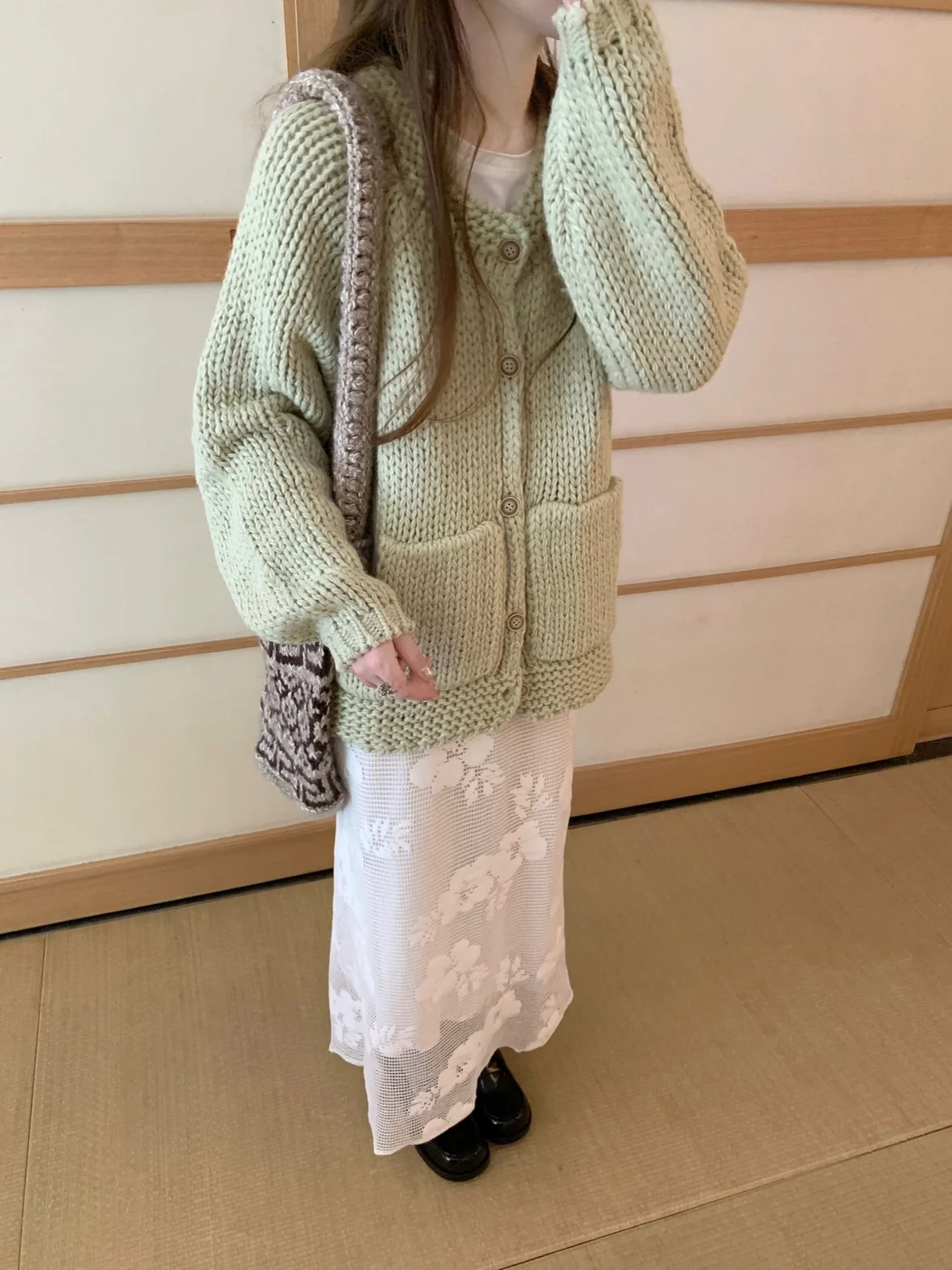 

Юбка женская Yoursjin средней длины, вязаная, с вырезами, с эффектом «рыбий хвост», на резинке, для повседневной носки, в корейском стиле