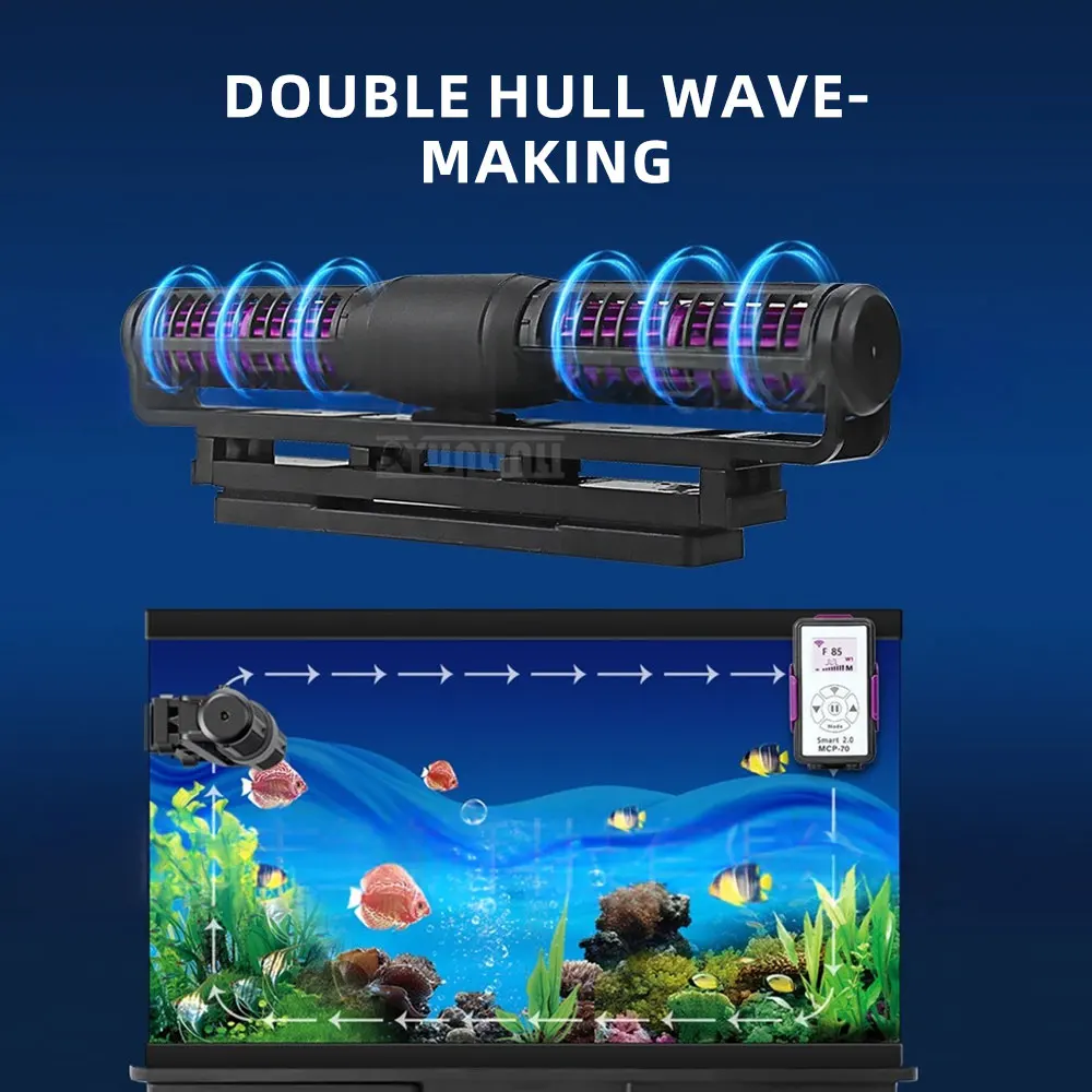 Aquarium products circulation pump fish tank accessories cross flow pump intelligent circulation wave pump