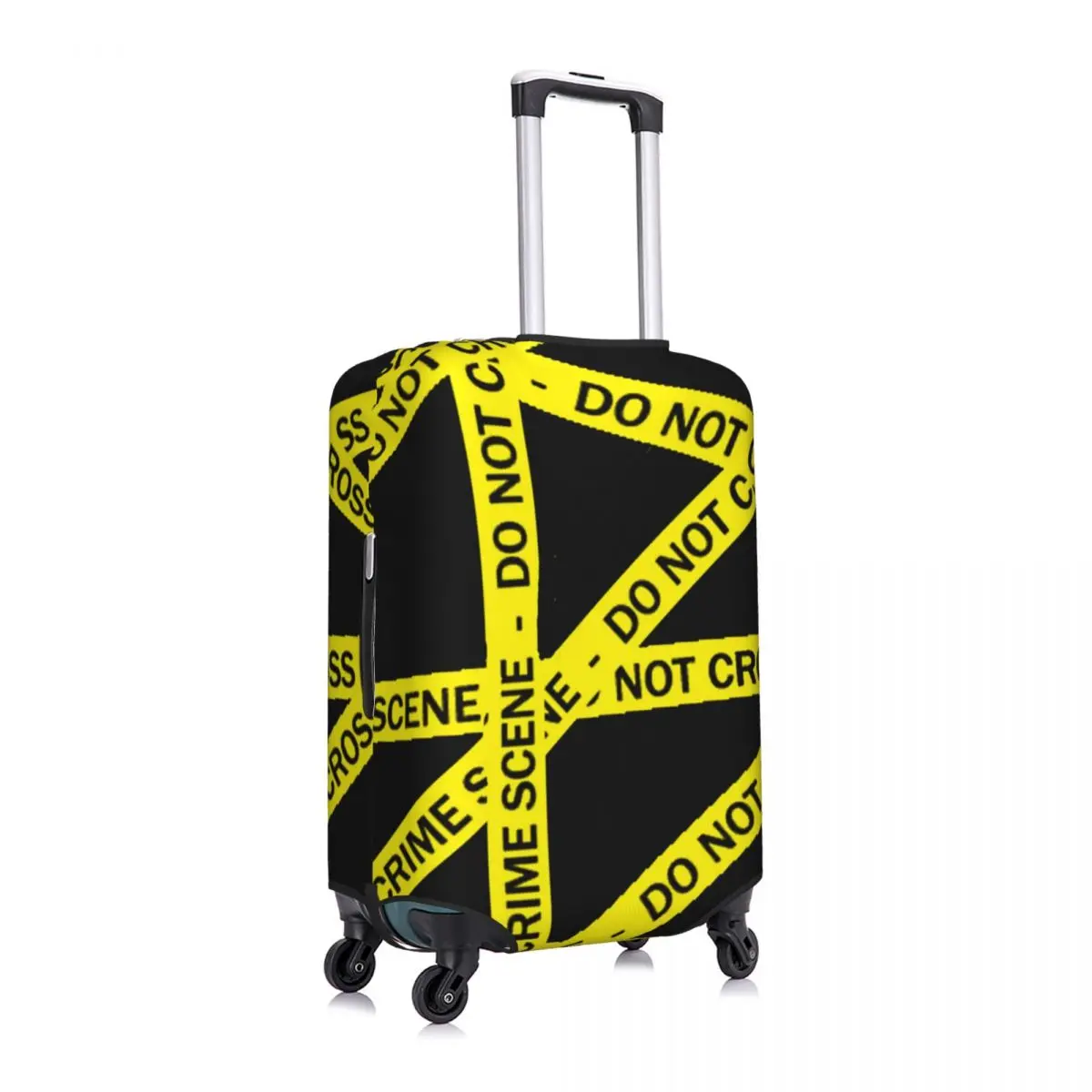 Crime Scene Pattern Suitcase Cover Do Not Cross Travel Holiday Practical Luggage Accesories Protector