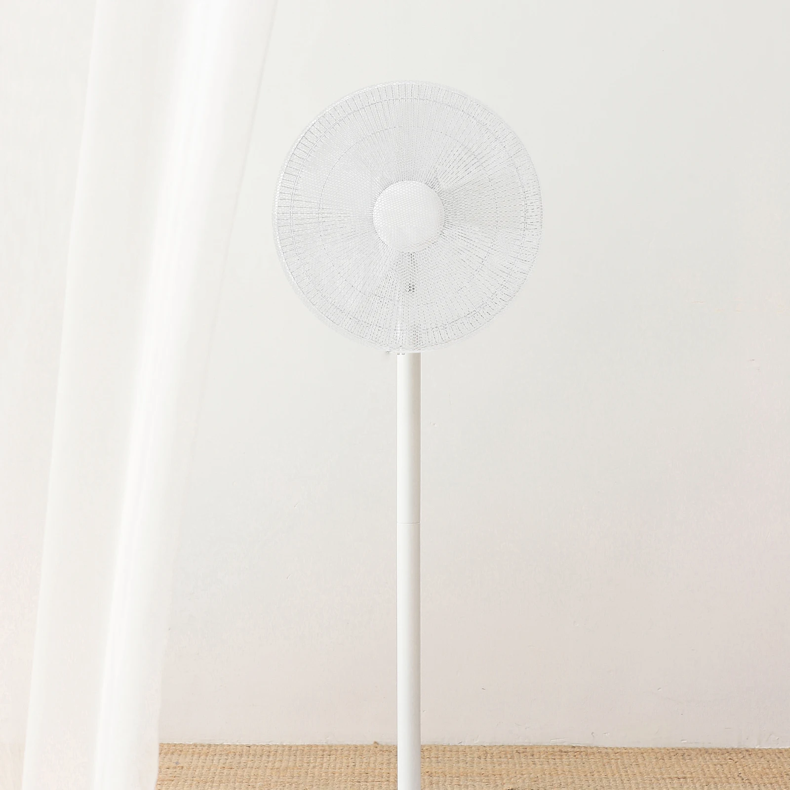 2Pcs Electric Fan Safety Mesh Protector Childproof Guard Washable Floor Fan Protective Cover Easy for Home