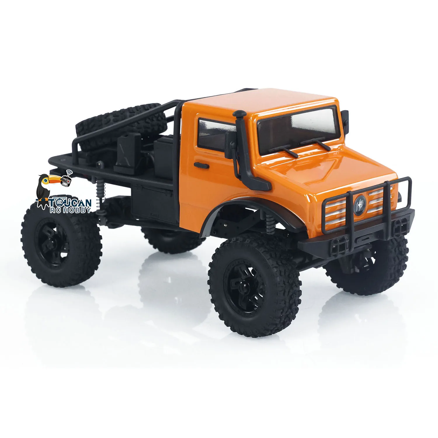 

US Stock 1/18 RC Rock Off-road Vehicles Wireless 4WD Crawler Car HobbyPlus CR18P Off-road Adventure Display Model TH24027