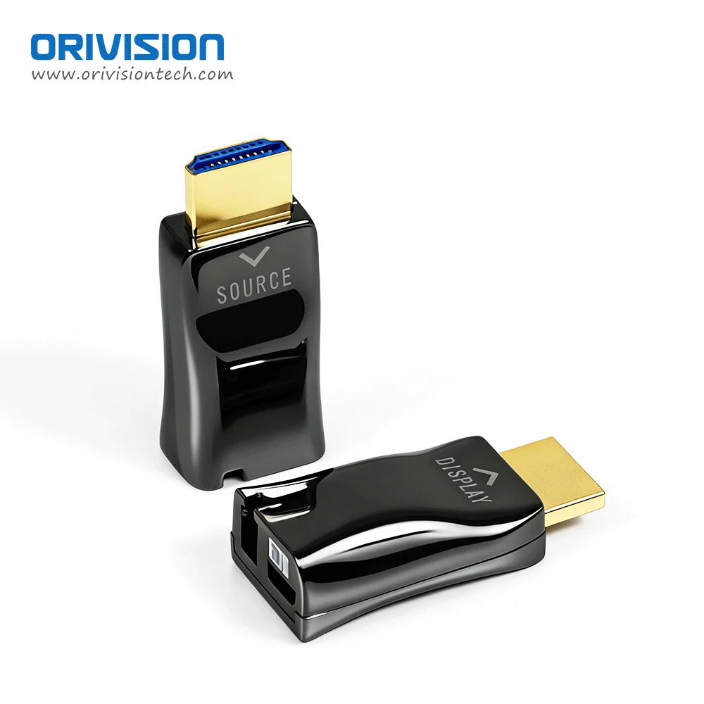 

ORIVISION 4K30 HDMI Extender Over Fiber 984FT/300M Multimode Single Core LC HDMI to Fiber Optic Converter