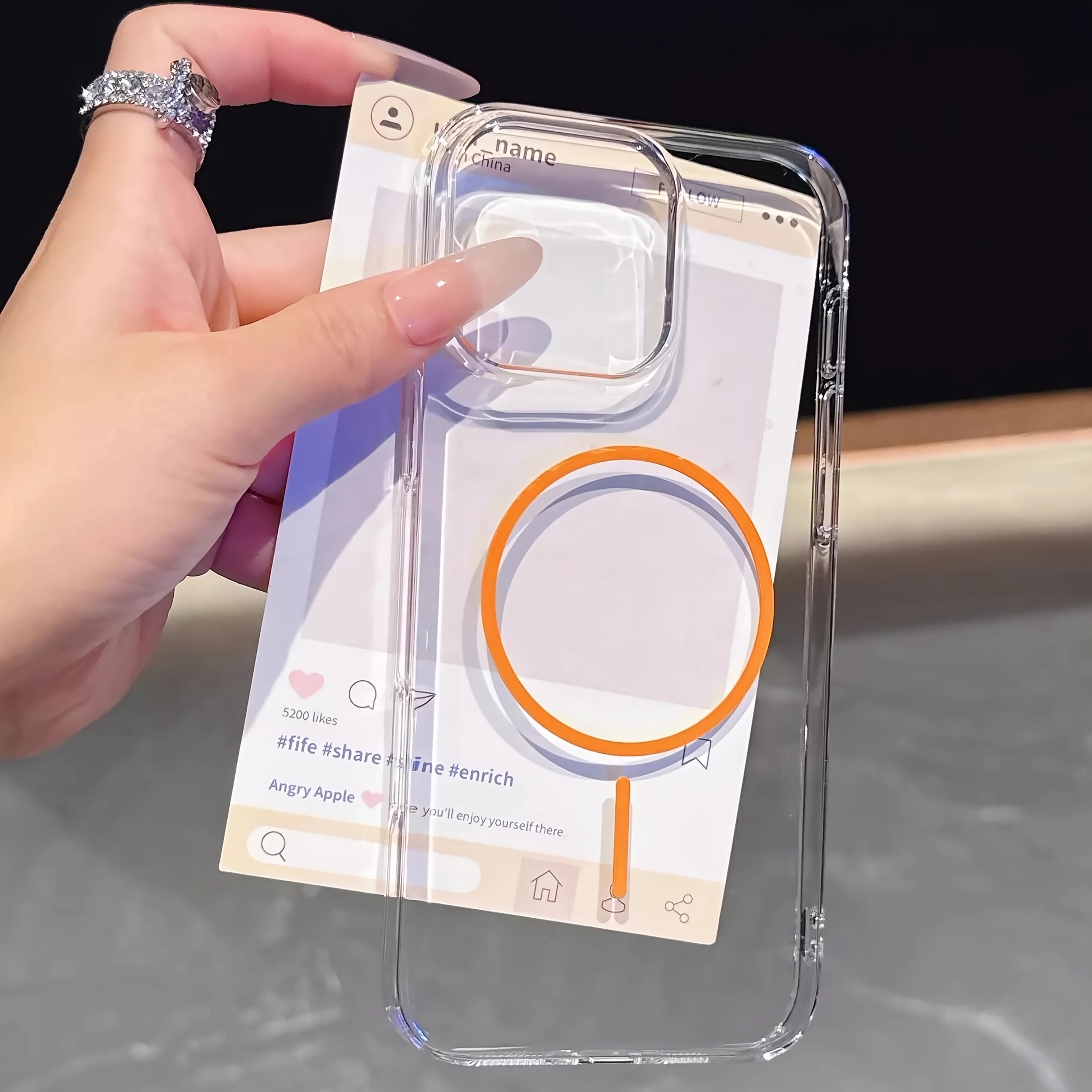 Für Magsafe Fall Für iPhone 13 Fall Abdeckung Für iPhone 11 13 15 16 Pro Max 14 12 Transparent magnetische Drahtlose Lade Telefon Fall