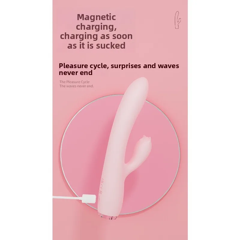 مدلك اهتزاز متعدد الوظائف مع وظيفة تسخين لتحفيز البظر. أوضاع اهتزاز متعددة للألعاب النسائية