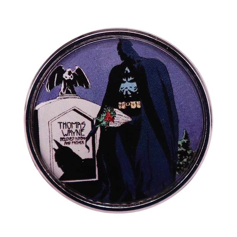 80s كلاسيكي فيلم بطل الشرير علامة مميزة كوميدي دبوس شارة دبوس هالوين مجوهرات #1