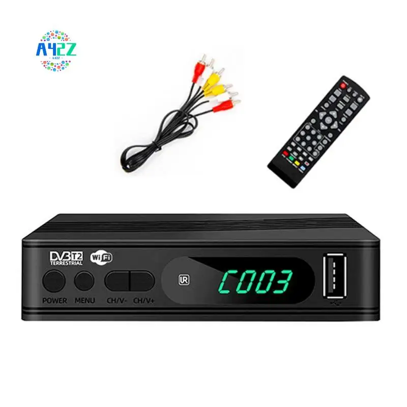 

A42Z-DVB-T2 TV Tuner Terrestrial Satellite TV Receiver Digital TV Decoder HEVC DVBT2 H.264 HD TV Boxs USB Set Top Box