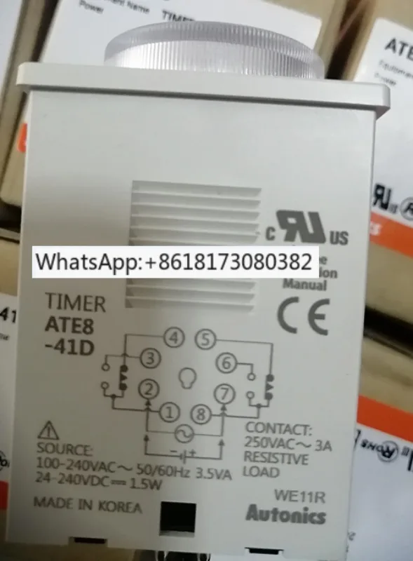 Original ATE8-41D Timer ATE8-43D ATE8-46D from AUTONICS, South Korea