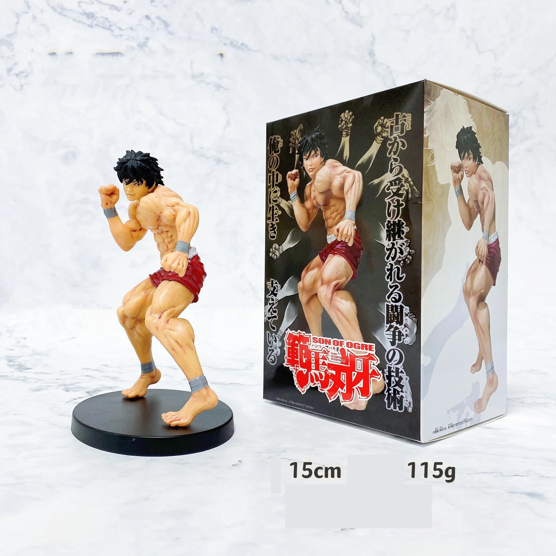 Baki the Grappler hanma baki Hanma Yujirō Hanayama Kaoru Jack Hanma Action Figure Model Collection Toys 22CM