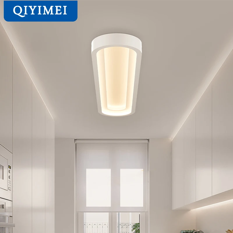 qiyino lampadas retangulares do candelabro para a cozinha corredor longo luz da varanda luz do corredor iluminacao interna lusters decoracao home 01