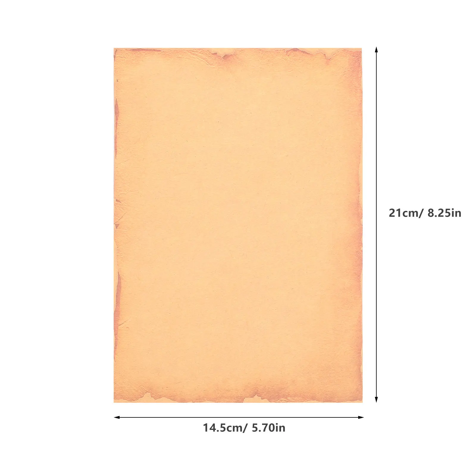 8Sheets Vintage Print Paper Decorative For Love Letter Writing Paper Fall Stationery Blank Retro Design Multi Use
