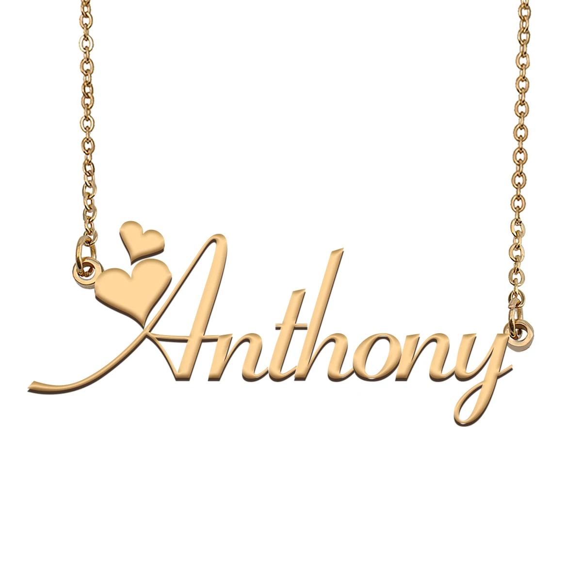 

anthony Name Necklace, Custom Name Necklace for Women Girls Best Friends Birthday Wedding Christmas Mother Days Gift