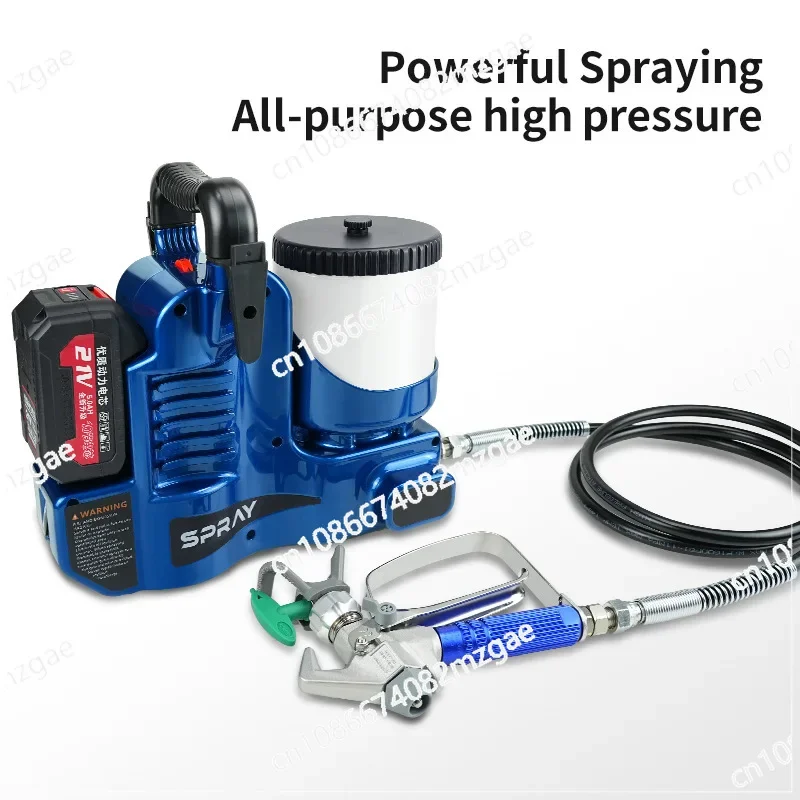 High Voltage Airless Sprayer Electric Painting Sprayer Lithium Battery Charging Small Backpack Sprayer