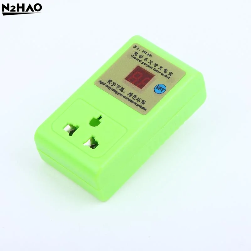 1PC Timer Socket Electric Vehicle Charging Protector Overcharge Protection Automatic Power-off For Electric Bike Daily Charging