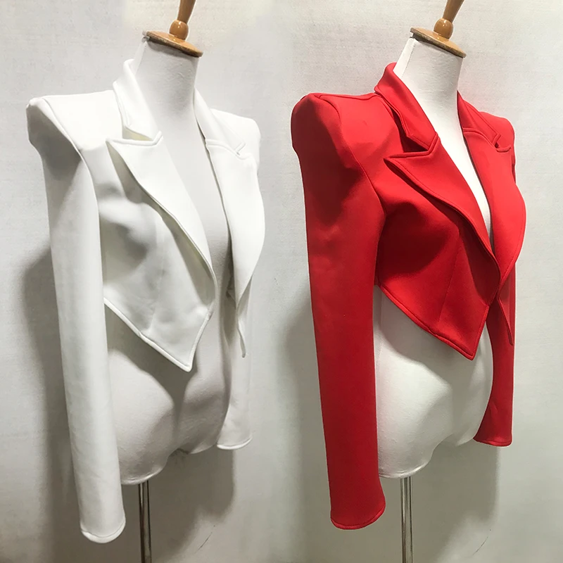 

Женская одежда для выступлений на сцене, красный костюм с длинными рукавами, белое пальто, костюм певицы DS, костюм для выступлений, ночной клуб Gogo, вечерние костюмы для рейва VDL4994