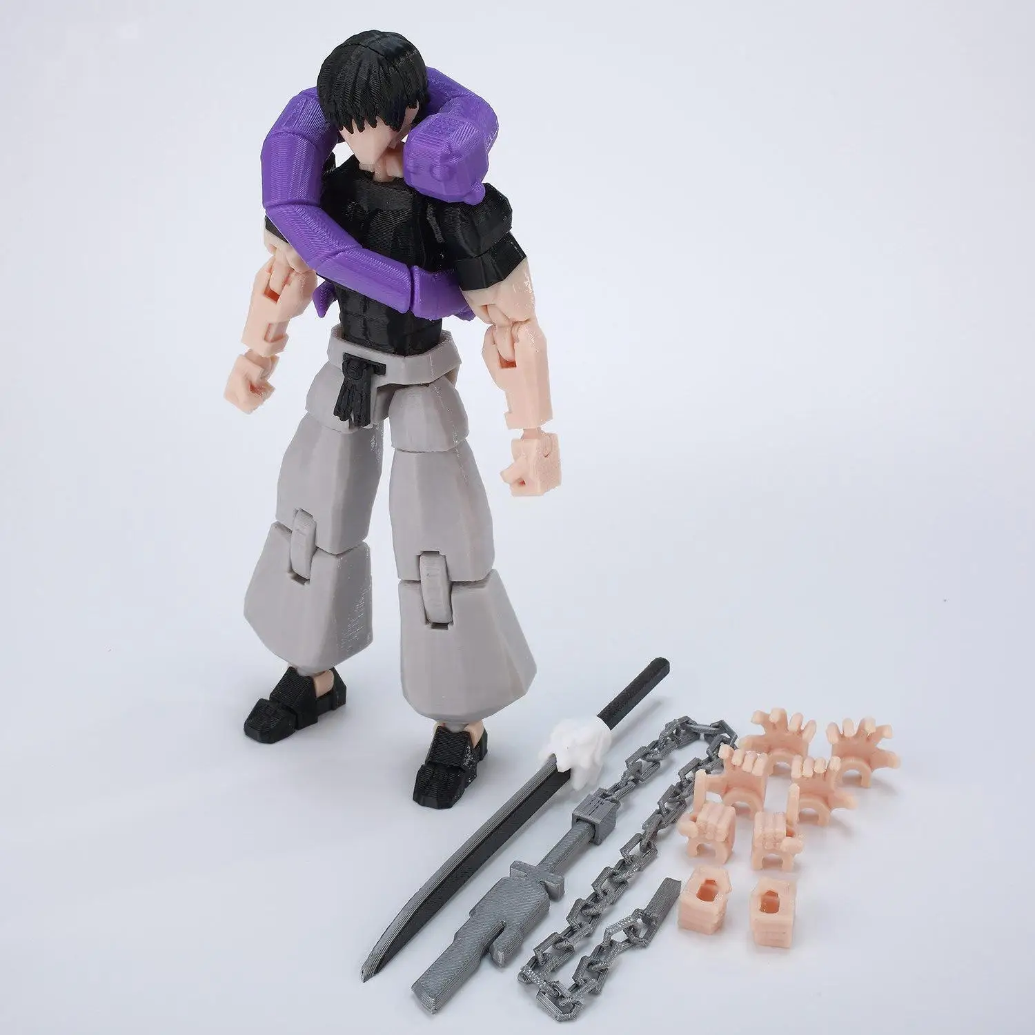 9L3D T13 Nanami Kento Battle Pose Figure JJK Anime Action Model LUCKY13 Figure Collector's Edition Dummy13 Gift for Fans