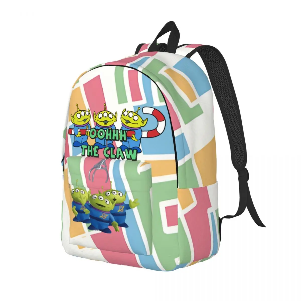 Back To School Gift Toystory Aliens Sticker Multi Compartment Bookbag Toy Story Personalised Office Staff Daypack Campus