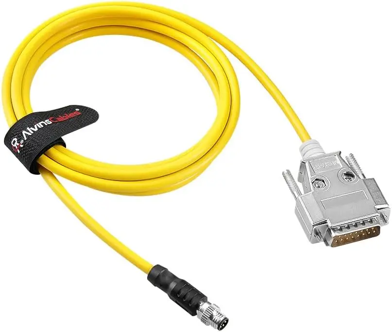 

M8 5-Pin B-Code to DB15 I/O Cable Cognex CCB-M8DSIO-15 for Cognex in-Sight 8000/Micro Series Industrial Vision System 15M/49.2ft