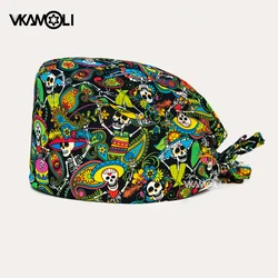 Fashionable scrub Hats for Veterinary Specialists and Pet Doctors Caps Surgeons and Operating Room Staff for Healthcare Workers