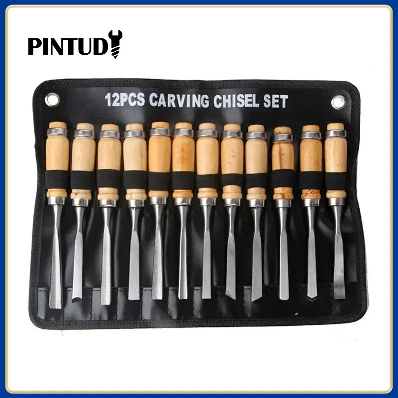 

12 Piece Carving Knife Woodworking Carving Chisel Carving Knife Set Hand Carved Chisel Woodworking Carving Knife Set