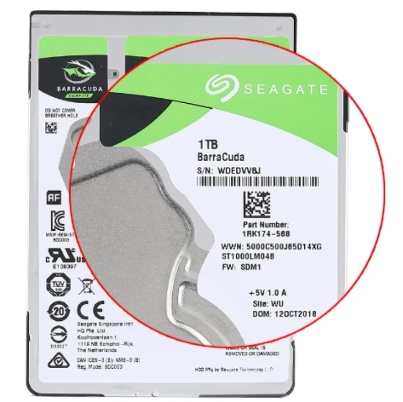 Imagem -06 - Disco Rígido Interno para Laptop 500 gb 1tb 2tb 1000gb 25 Disco Rígido Interno Sata Iii Cache de 128m mm 5400rpm Notebook