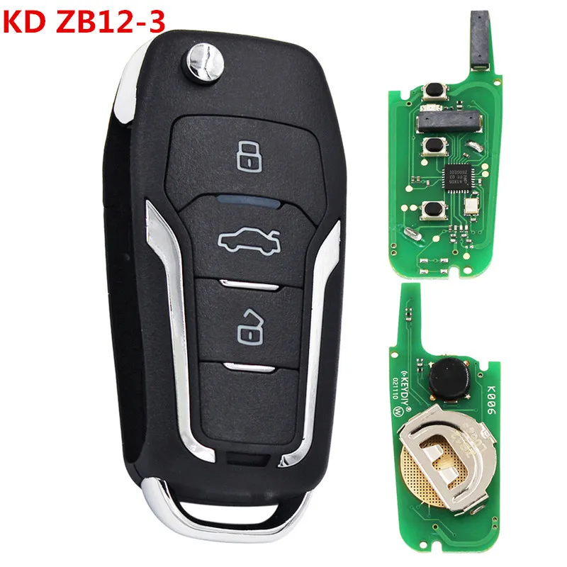 

KEYDIY ZB10-5 5 Buttons Smart KD Remote Car Key Universal Assecories for KD-X2 MAX Programmer Tools Fit More than 2000 Models