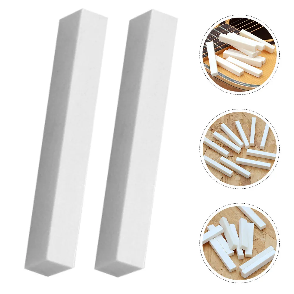 10pcs Guitar Nut Blank Kit for Acoustic, Electric & Classical Guitar – Bone Material, Easy DIY Replacement