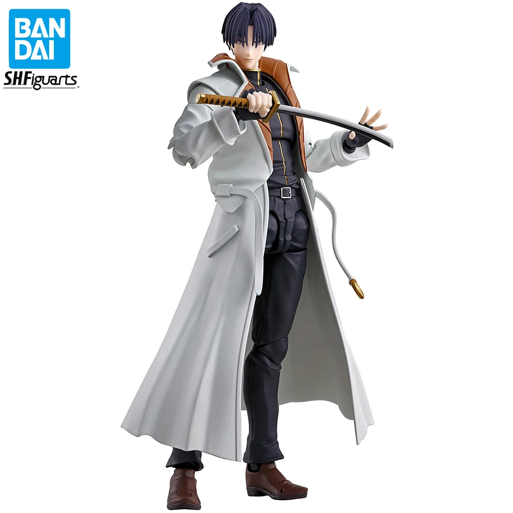 

Original BANDAI S.H.Figuarts Shinomori Aoshi (Rurouni Kenshin) 165 mm Exquisite Anime Action Figure Nice Model Ornament Toys